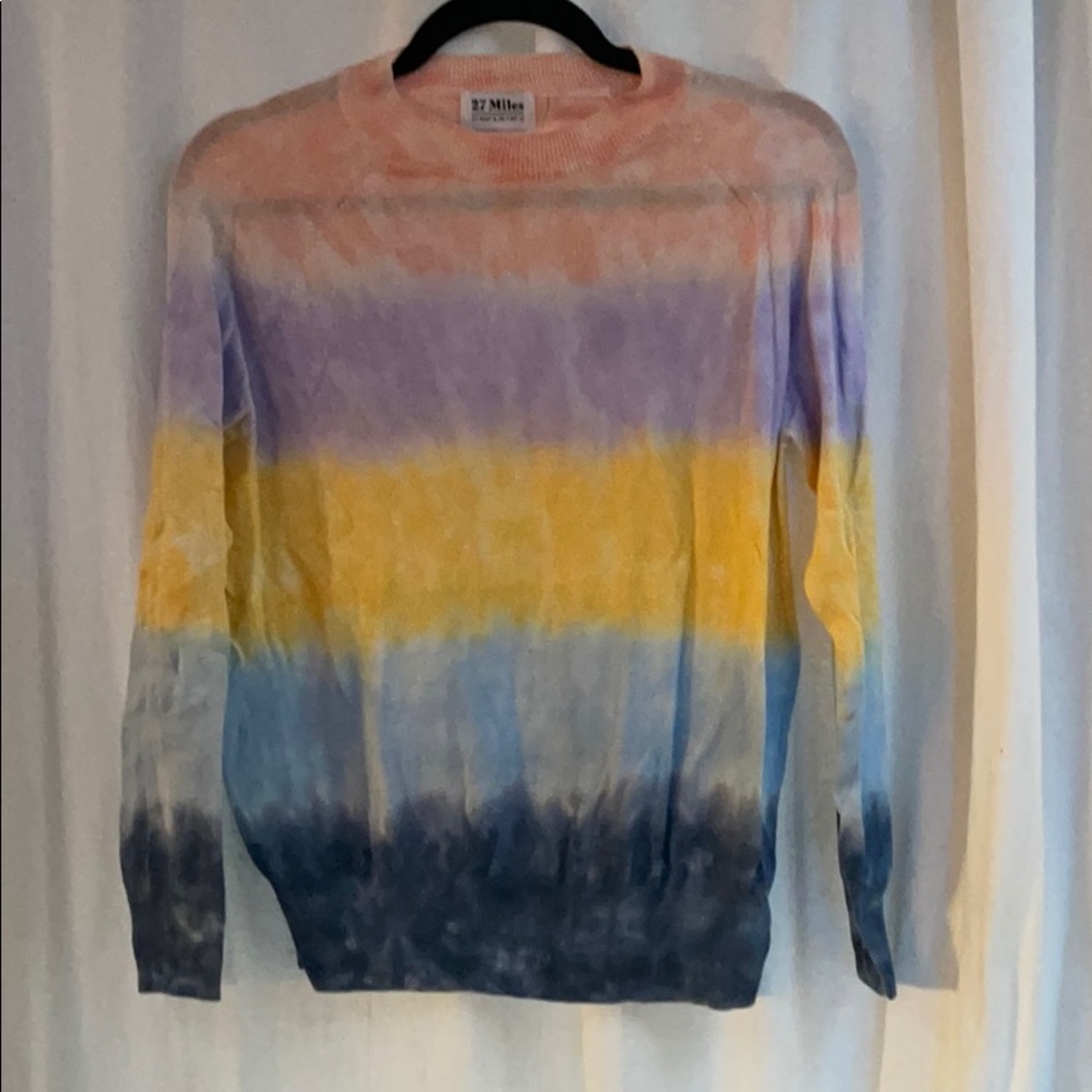 27 miles malibu tie dye cotton top